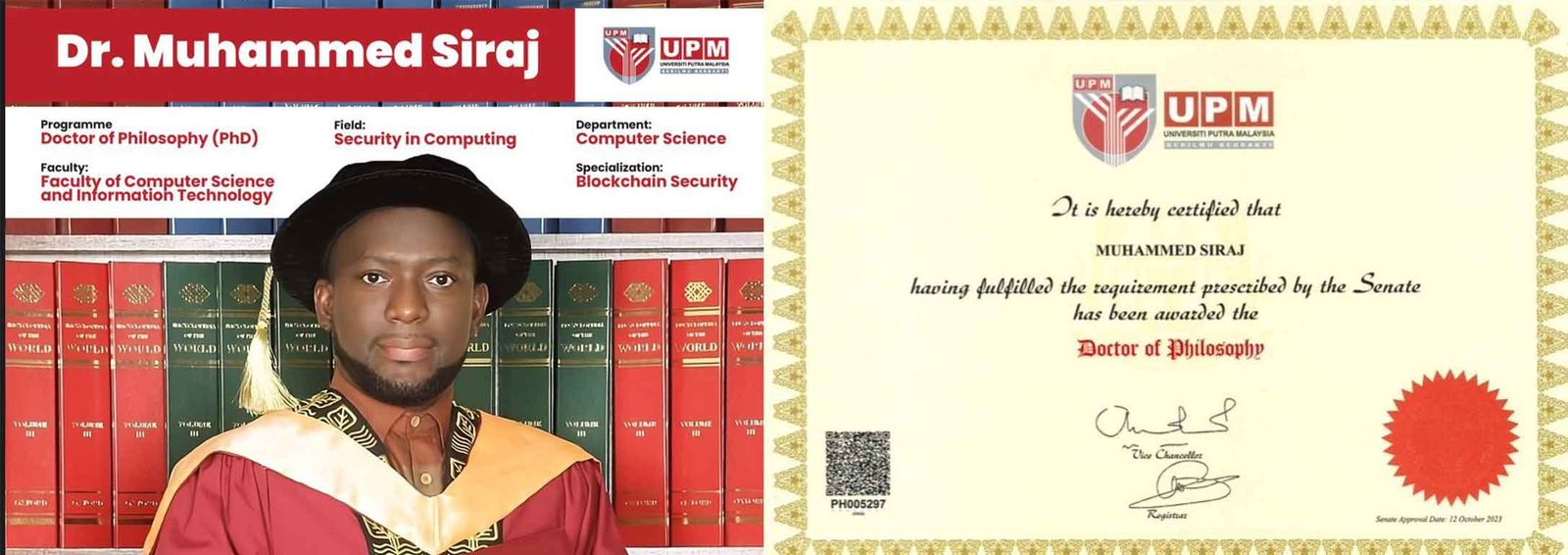 Dr Siraj Mohammad Cyber Security Specialist